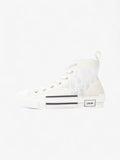Christian Dior B23 High Top White Canvas EU 43.5 UK 9.5