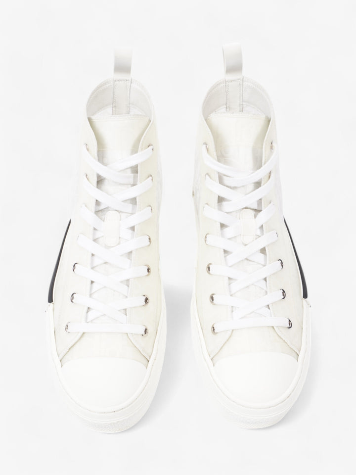 Christian Dior B23 High Top White Canvas EU 43.5 UK 9.5