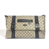 Gucci Shoulder Bag 122374 GG Supreme canvas, leather beige GG Plus Flap