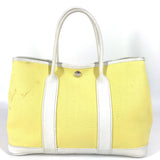 Hermes Handbag Toile H, Leather yellow Garden Party TPM Garden Party TPM