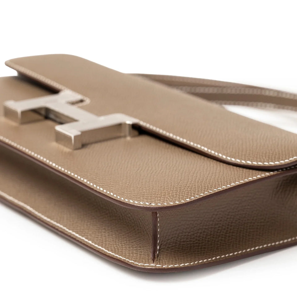 Hermes Constance Elan Etoupe Epsom Palladium Hardware