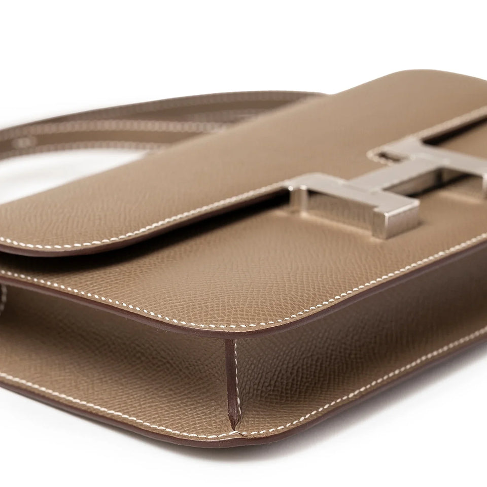 Hermes Constance Elan Etoupe Epsom Palladium Hardware