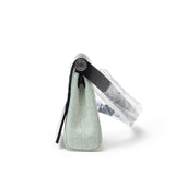 Hermes Mini Herbag Zip 20 Black Ecru/Vert Moyen Toile Palladium Hardware