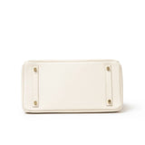 Hermes Birkin 30 Craie Epsom Gold Hardware