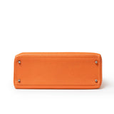 Hermes Kelly 35 Orange Togo Palladium Hardware