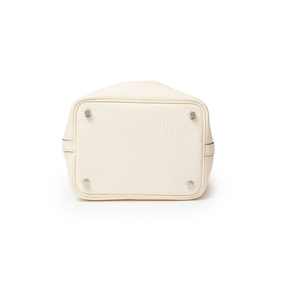 Hermes Picotin 18 Nata and Sesame Clemence/Swift Palladium Hardware