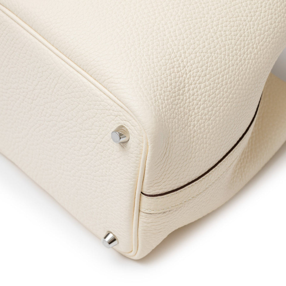 Hermes Picotin 18 Nata and Sesame Clemence/Swift Palladium Hardware