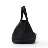 Hermes Picotin 26 Black Clemence Gold Hardware