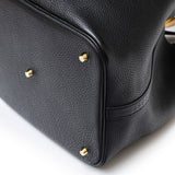 Hermes Picotin 26 Black Clemence Gold Hardware