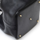 Hermes Picotin 26 Black Clemence Gold Hardware