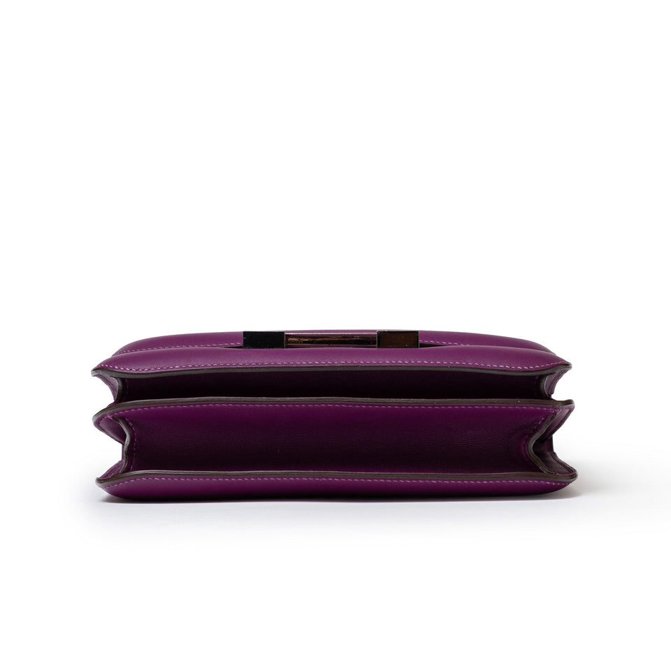 Hermes Constance 24 Anemone Swift Palladium Hardware