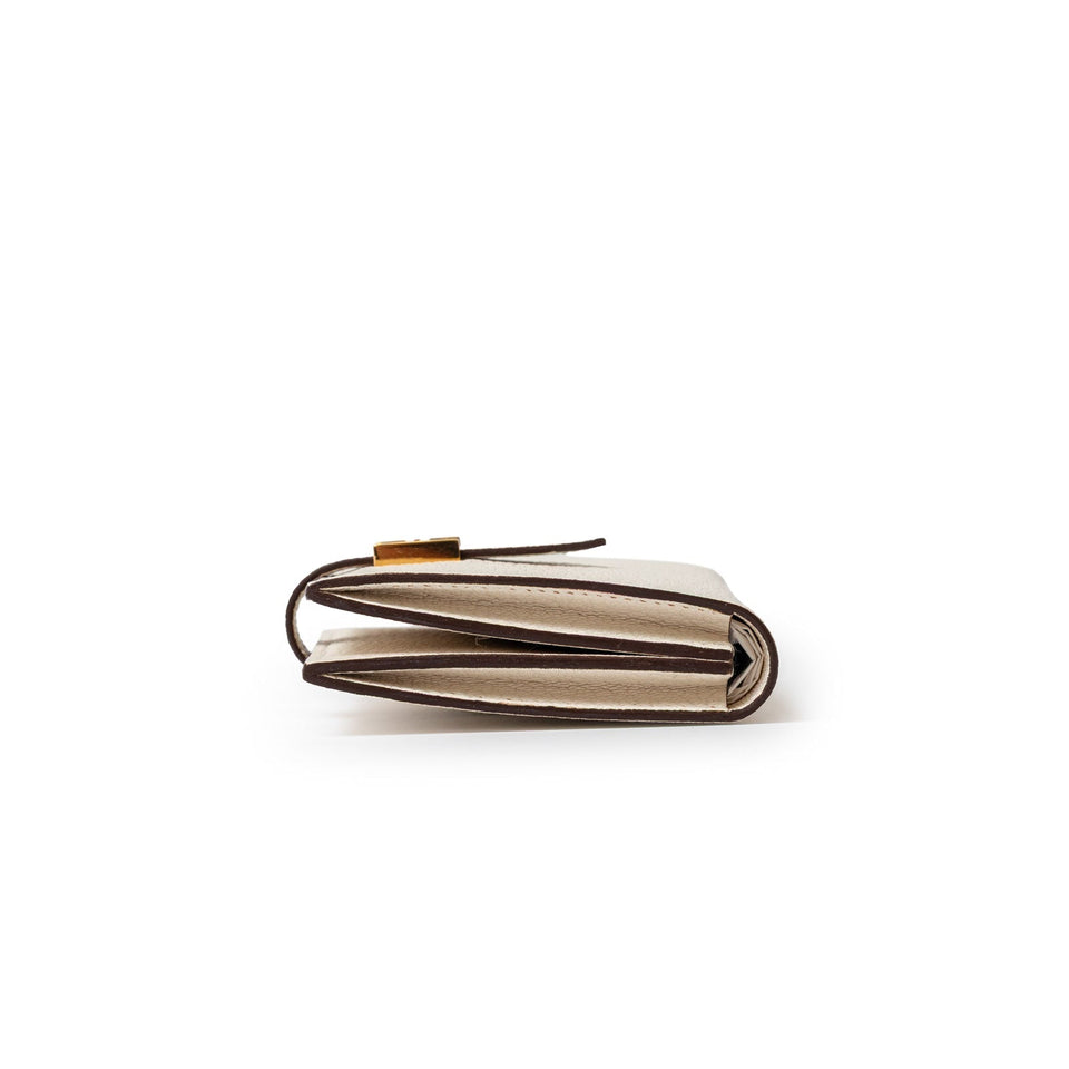 Hermes Mini Bearn Wallet Nata Chevre Mysore Gold Hardware