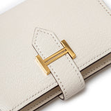 Hermes Mini Bearn Wallet Nata Chevre Mysore Gold Hardware
