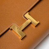 Hermes Constance To Go Gold Epsom Gold Hardware