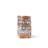 Hermes Fourbi 20 pouch Paprika/Rose pop/Fauve Nylon/Silk Barenia Palladium Hardware