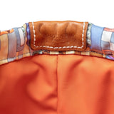 Hermes Fourbi 20 pouch Paprika/Rose pop/Fauve Nylon/Silk Barenia Palladium Hardware
