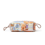 Hermes Fourbi 20 pouch Paprika/Rose pop/Fauve Nylon/Silk Barenia Palladium Hardware