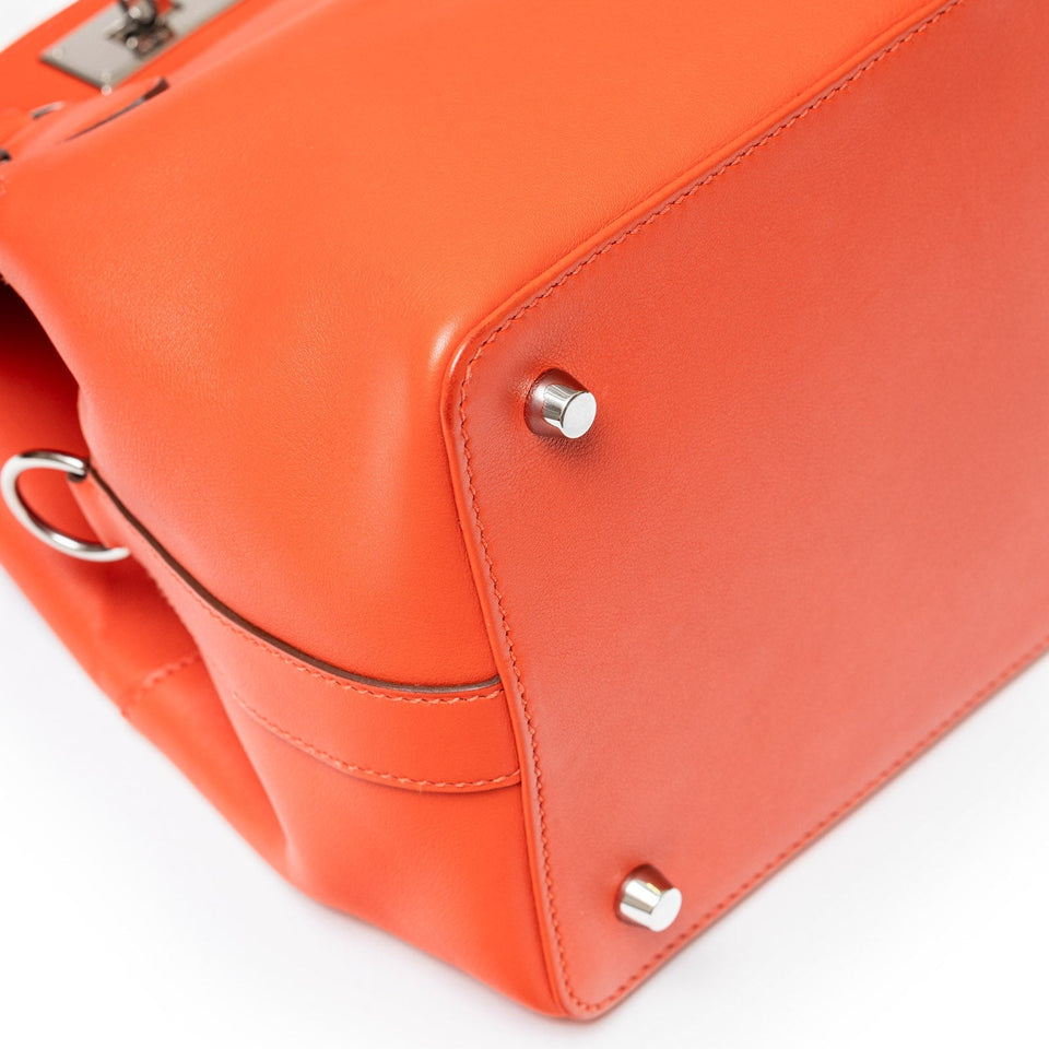 Hermes Tool Box 20 Rouge Swift Palladium Hardware
