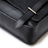 Hermes Steve Caporal Messenger 28 Black Clemence Palladium Hardware