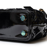 Louis Vuitton Fascination Lockit BB Black Patent Lambskin Gold Hardware