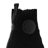 Hermes Volver 60 Ankle Boots Black Knit/Calf 36.5