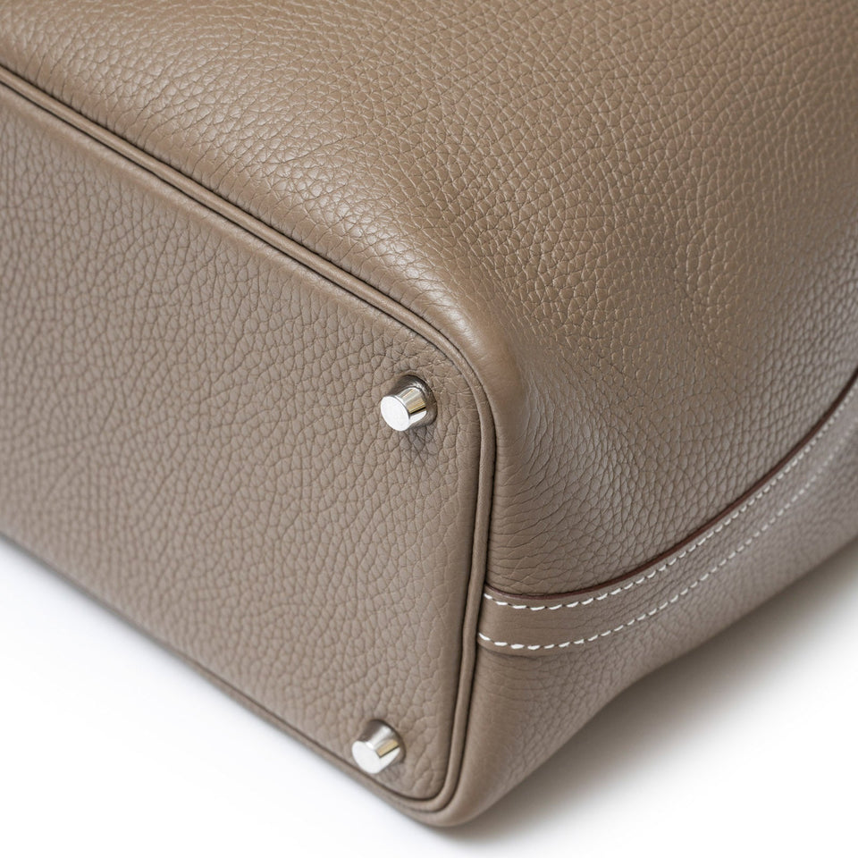 Hermes Picotin 18 Etoupe Clemence Palladium Hardware