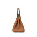 Hermes Birkin 25 Gold Togo Palladium Hardware