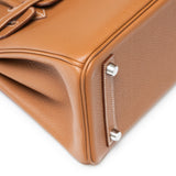 Hermes Birkin 25 Gold Togo Palladium Hardware
