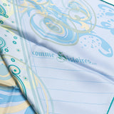 Hermes Carre Scarf 90 H Comme Histoires Ciel/Canard/Vanille