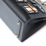 Hermes Sac Faubourg Birkin 20 "Rainy Days" Gris Misty Matte Alligator Permabrass Hardware