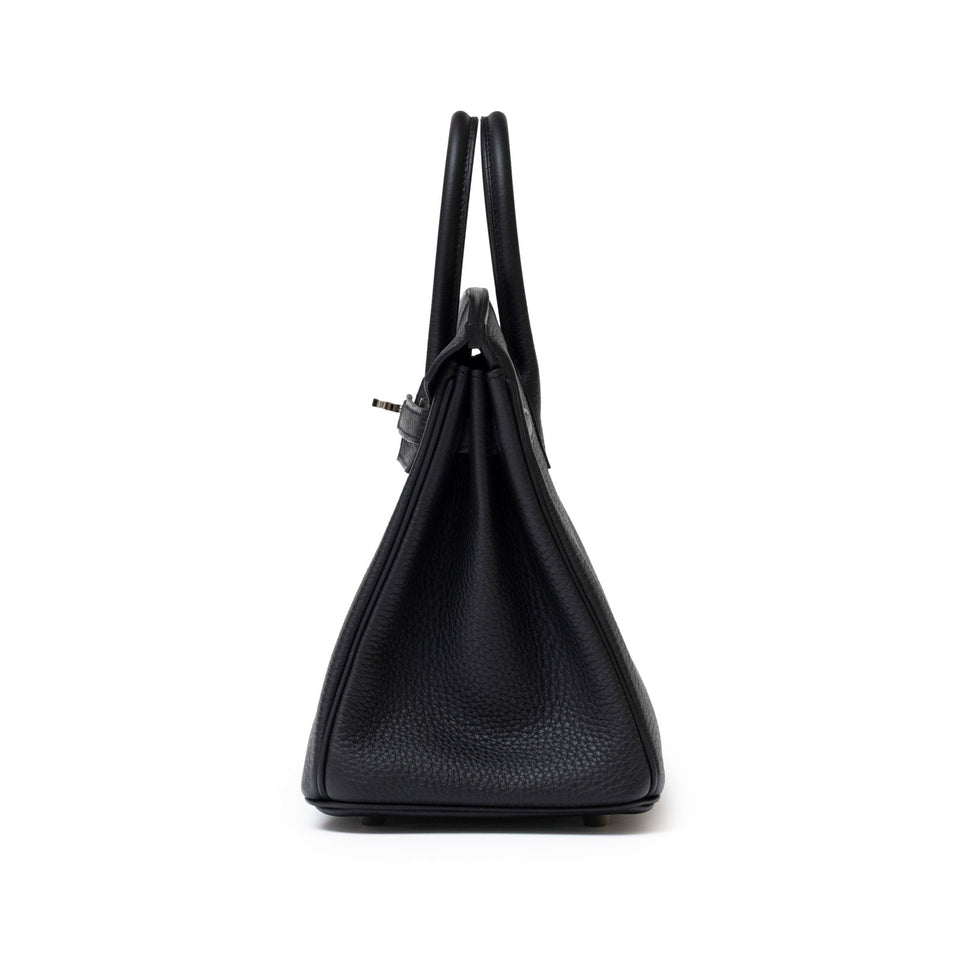 Hermes Birkin 25 Black Togo Palladium Hardware