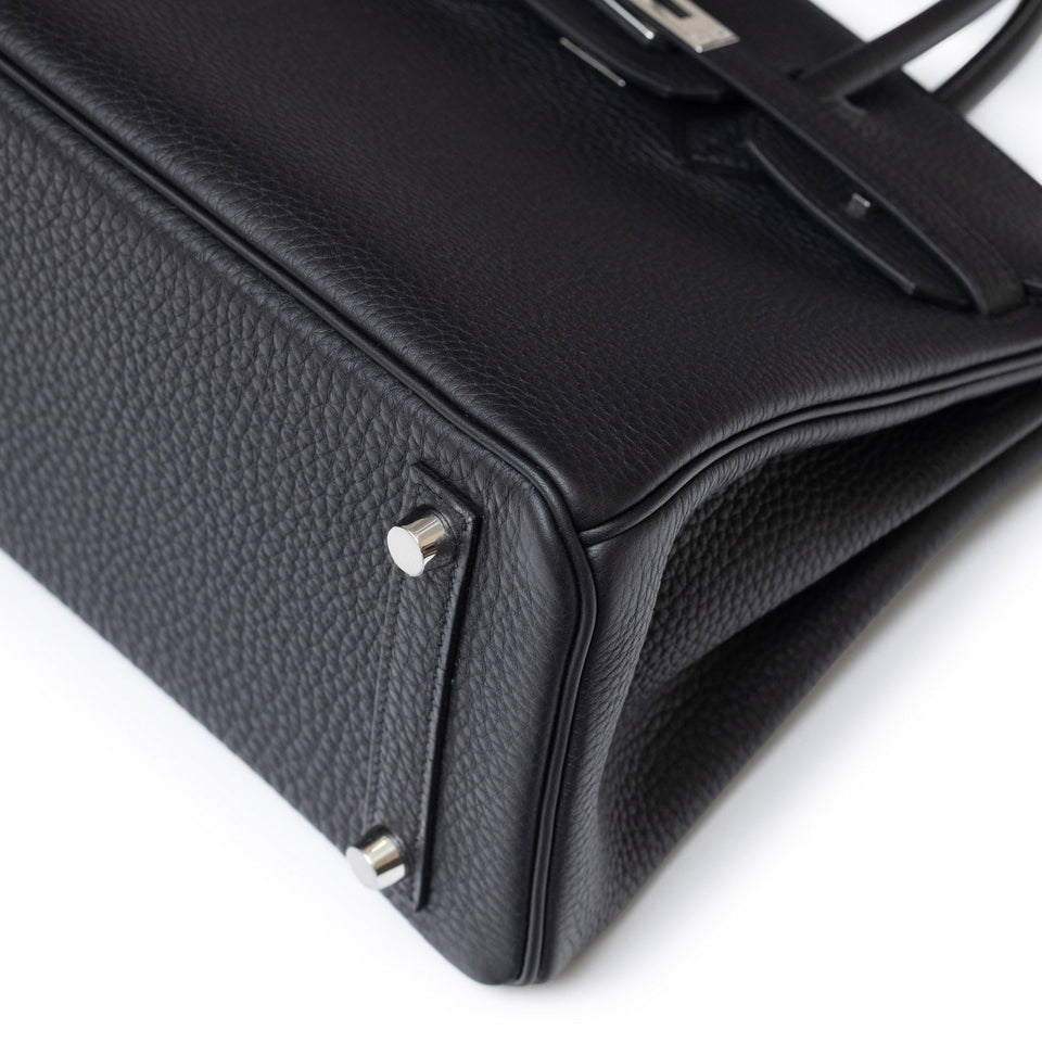 Hermes Birkin 25 Black Togo Palladium Hardware