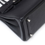 Hermes Birkin 25 Black Togo Palladium Hardware