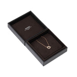 Hermes Finesse Pendant Diamonds and 18k Rose Gold