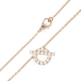 Hermes Finesse Pendant Diamonds and 18k Rose Gold