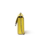 Hermes Mini Verrou Chaine Bag Lime Chevre Mysore Palladium Hardware
