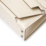 Hermes Kelly Desordre 20 Sellier Craie Epsom Palladium Hardware