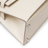 Hermes Kelly Desordre 20 Sellier Craie Epsom Palladium Hardware