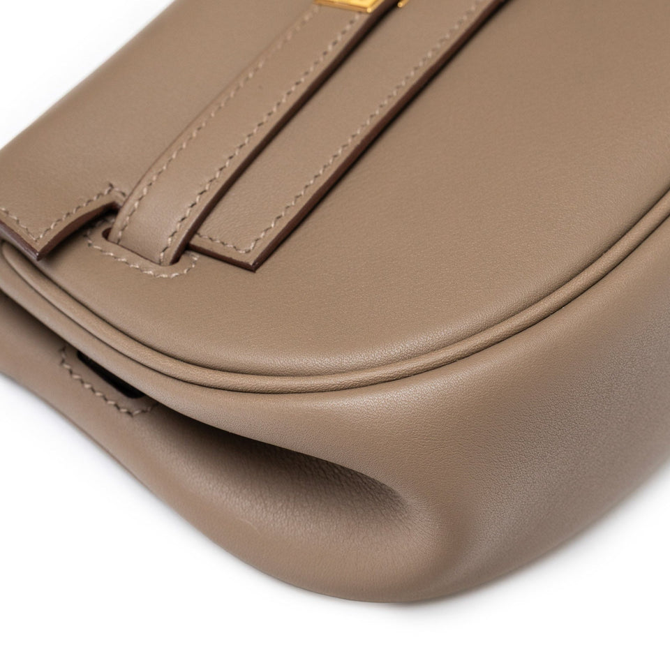 Hermes Kelly Moove Etoupe Swift Gold Hardware