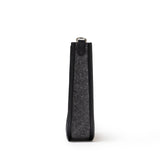 Hermes Mini Evelyne Gris Moyen/Black Feutre Palladium Hardware