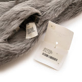 Hermes Pelisse Courte Fur Vest Gris Vert