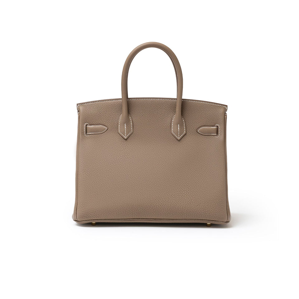 Hermes Birkin 30 Etoupe Togo Gold Hardware
