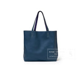 Hermes Double Sens Reversible Bicolor Shoulder Bag Clemence Violet/Blue