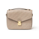 Louis Vuitton Pochette Métis Monogram Empreinte Turtledove Gold Hardware