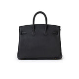 Hermes Birkin 25 Black Togo Gold Hardware
