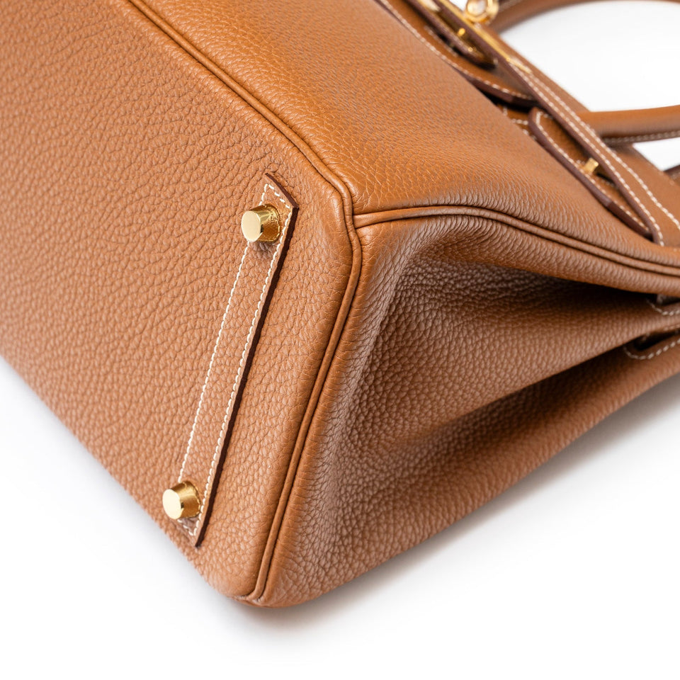 Hermes Birkin 30 Gold Togo Gold Hardware