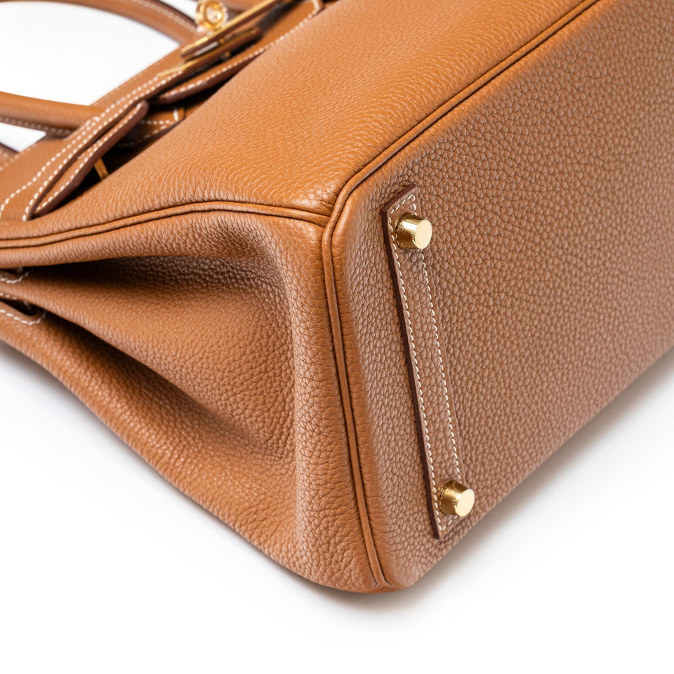 Hermes Birkin 30 Gold Togo Gold Hardware