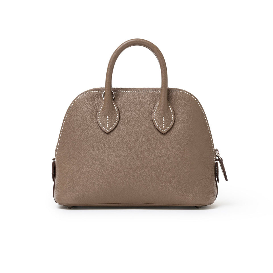Hermes 1923 Bolide Mini Etoupe Evercolor Palladium Hardware