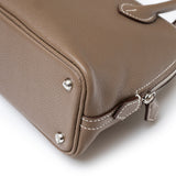 Hermes 1923 Bolide Mini Etoupe Evercolor Palladium Hardware