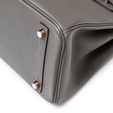 Hermes Birkin 30 Etain Togo Rose Gold Hardware
